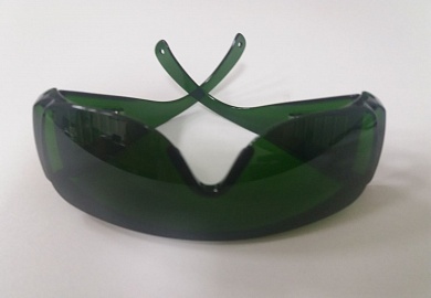Профессиональные защитные очки для фотоэпиляции (IPL), элос и лазерной эпиляции (зеленые)