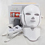 Светодиодная LED маска с функцией микротоков и накладкой для шеи